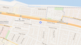 Map for 3272 Rolison Road - Redwood City, CA