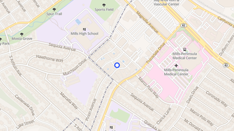 Map for Fairland Court Apartments - Burlingame, CA