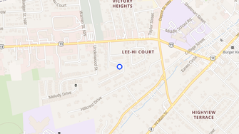Map for The Hillside Apartments - Christiansburg, VA