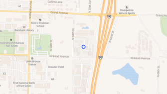 Map for Oakbrook - Fort Smith, AR
