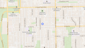 Map for 5233-37 S. Greenwood (1100-1110 E. 53rd St) - Chicago, IL