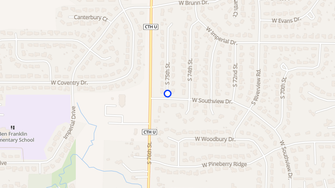 Map for 75th Duplex - Franklin, WI