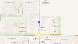 Map for Christopher Todd Communities at Country Place - Tolleson, AZ
