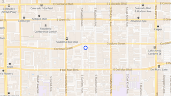 Map for Los Patios de Cordova - Pasadena, CA