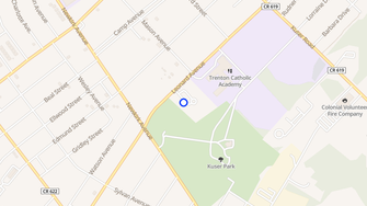 Map for McCorristin Square - Hamilton, NJ