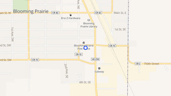 Map for Prairie Villa I - Blooming Prairie, MN