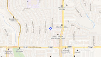 Map for 761-765 Fraser Street - Aurora, CO