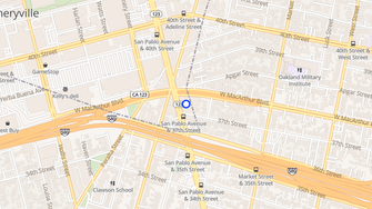 Map for Estrella Vista Apartments - Emeryville, CA