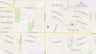 Map for 14638 N 154th Lane - Surprise, AZ
