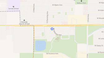 Map for Mariposa Meadows Apartments - Fresno, CA