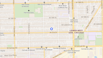 Map for 1726 W 21st Street - Chicago, IL