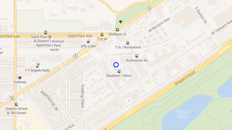 Map for ROCKWOOD PLACE SENIOR APARTMENTS - Saint Paul, MN