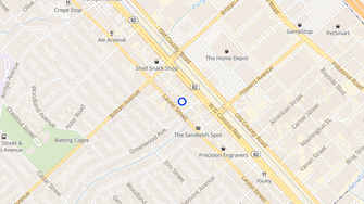 Map for Greenwood Apartments - San Carlos, CA