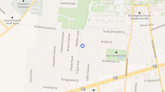 Map for Carlton Apartments - Jefferson City, TN