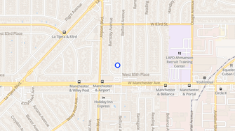 Map for 8501 Belford Ave - Los Angeles, CA