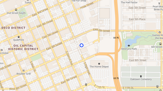 Map for Coliseum Apartment - Tulsa, OK