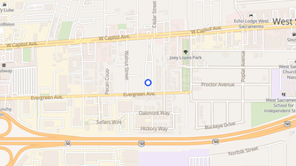 Map for West Sacramento Mobile Home & RV Park - West Sacramento, CA