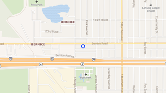 Map for Bernice Homes - Lansing, IL