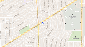 Map for Bixby Knolls - Long Beach, CA