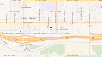 Map for Kozy Trailer Park - Beaumont, CA