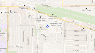 Map for Rewana Mobile Home Park - Fernley, NV