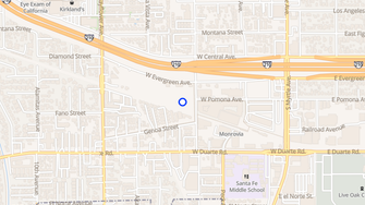 Map for Alexan Marmont - Monrovia, CA