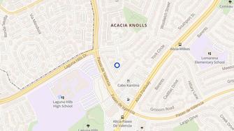 Map for Alicia Plaza - Laguna Hills, CA