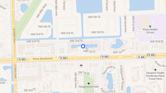 Map for La Via Condos - Pembroke Pines, FL