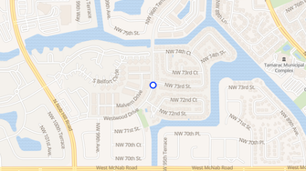 Map for Westwood Pines - Tamarac, FL