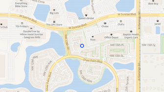 Map for Colonnade Residences - Sunrise, FL