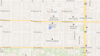 Map for Cavalier Apartments - Fort Collins, CO