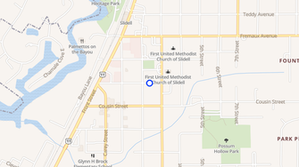 Map for Lakeside Apartments - Slidell, LA