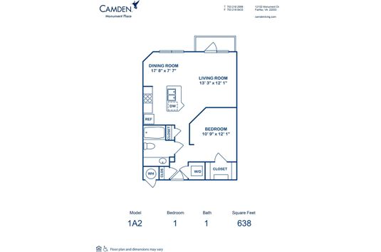 Camden Monument Place - 107 Reviews | Fairfax, VA Apartments for Rent