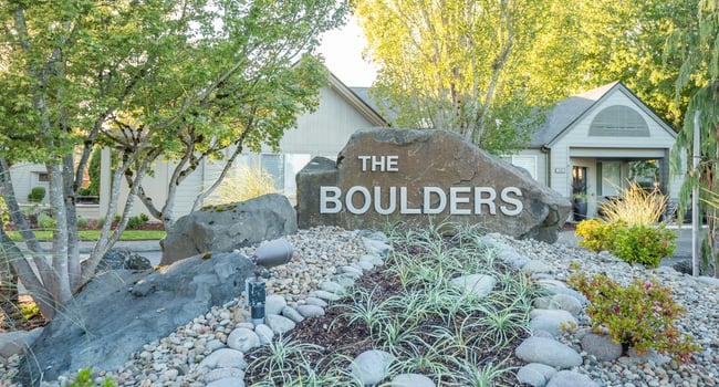 Boulders on the River | Monument Sign