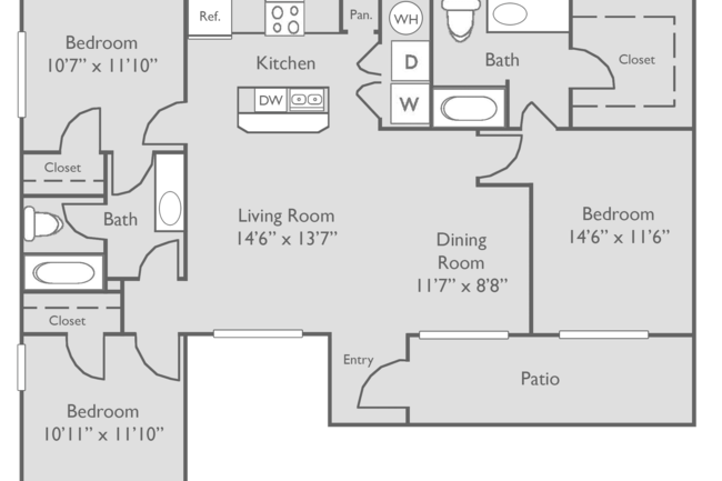 Republic Deer Creek Apartments - 159 Reviews | Fort Worth, TX