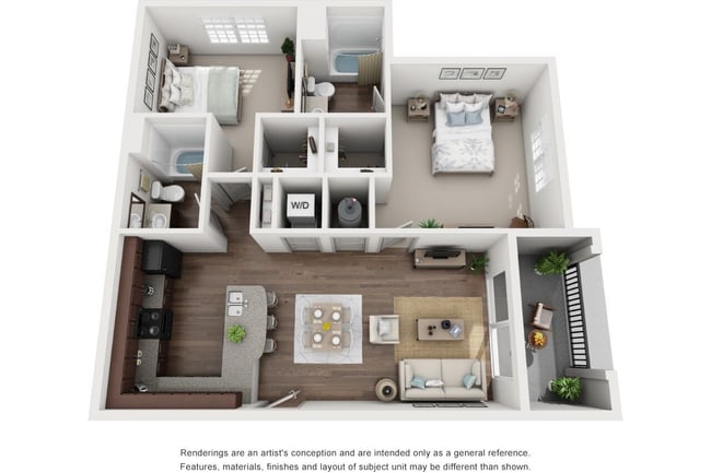  Aster Park Apartments Floor Plans with Modern Garage